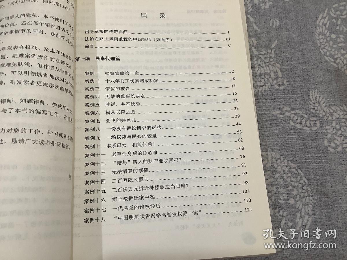 法庭较量：—一位京城律师的办案手记