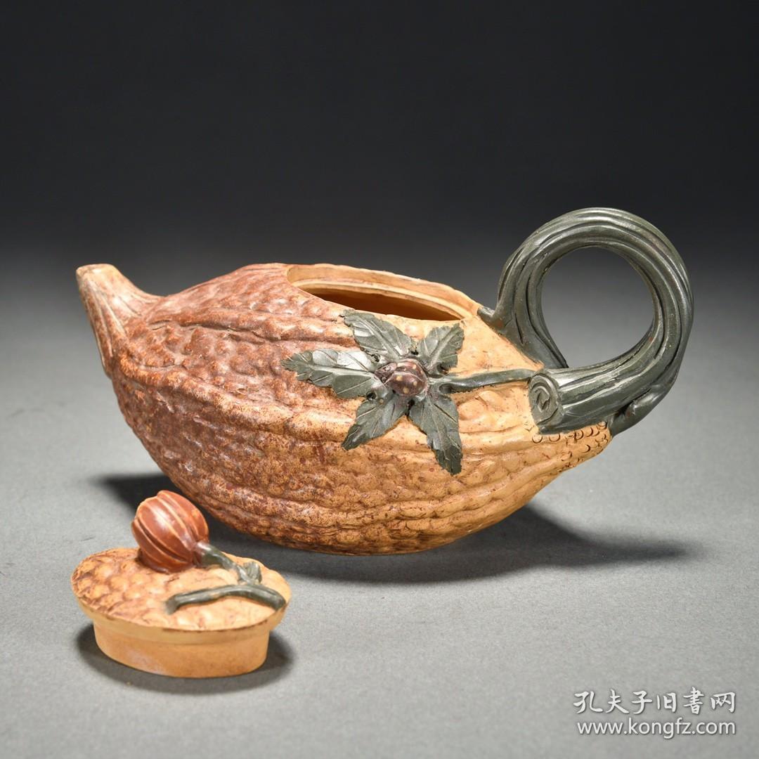蒋蓉·老紫砂金铃子茶壶