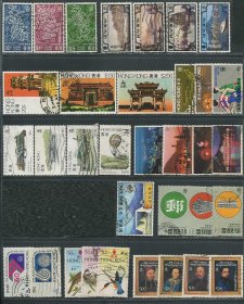 香港信销海底隧道-艺术节-今昔-之夜-鸟-邮政-19世纪人物邮票等11套34枚