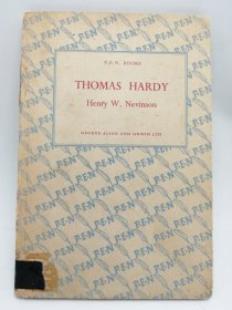 Thomas Hardy 英文原版-《托马斯·哈迪》