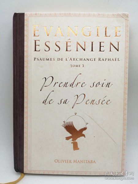 évangile essénien t.3 ; psaumes de l'archange Raphaël ; prendre soin de sa pensée 法文原版-《艾赛尼福音 T.3；大天使拉斐尔的诗篇；照顾你的思想》