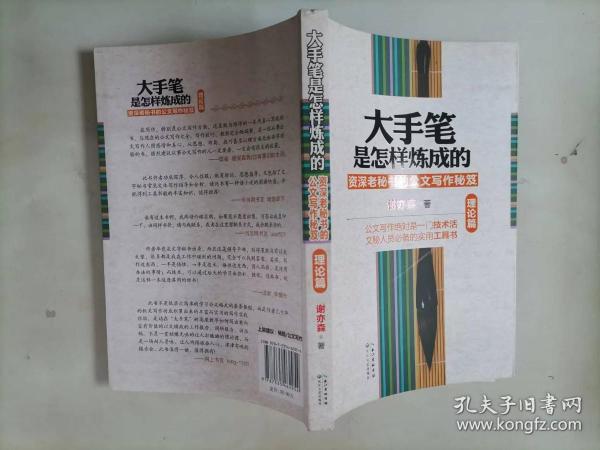 大手笔是怎样炼成的：资深老秘书的公文写作秘笈（理论篇）