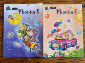 天童美语：phonics E (2本合合售）