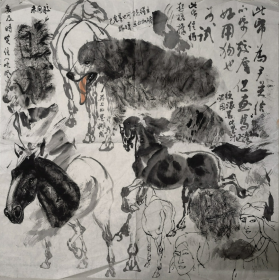 国画尺寸：69*69cm