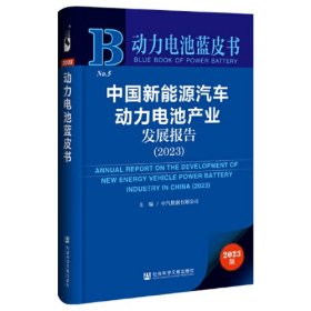 中国新能源汽车动力电池产业发展报告(2023)/动力电池蓝皮书