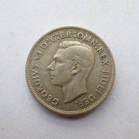 澳大利亚1951年乔治六世1弗罗林银币3