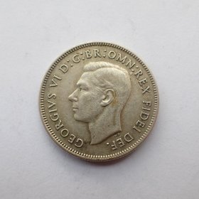 澳大利亚1951年乔治六世1弗罗林银币2
