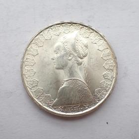 意大利女神500里拉银币2
