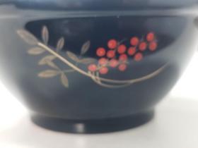 日本购回：日本茶道具、 轮岛涂大漆金莳绘实木胎大漆彩绘片口、公道杯、器型漂亮，工艺复杂，摆着都好看。