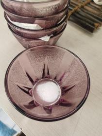 日本购回：茶道具、酒具、水晶 硝子玻璃杯、粉紫色老玻璃杯、硝子清酒杯、咖啡杯 、红茶杯、冷茶杯