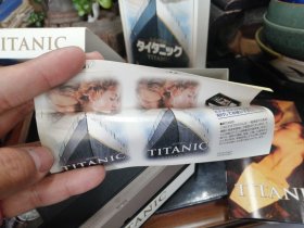 日本购回：Titanic 泰坦尼克号（铁达尼号） 电影 VHS录像带 日版 全新未拆 绝版