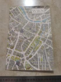 外文原版：WIEN  维也纳【古旧地图、旅游图、交通图】