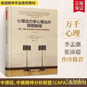 万千心理·心理动力学心理治疗简明指南：短程、间断和长程心理动力学心理治疗的原则和技术：第三版