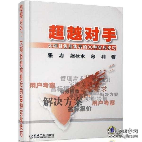 超越对手：大项目售前售后的30种实战技巧