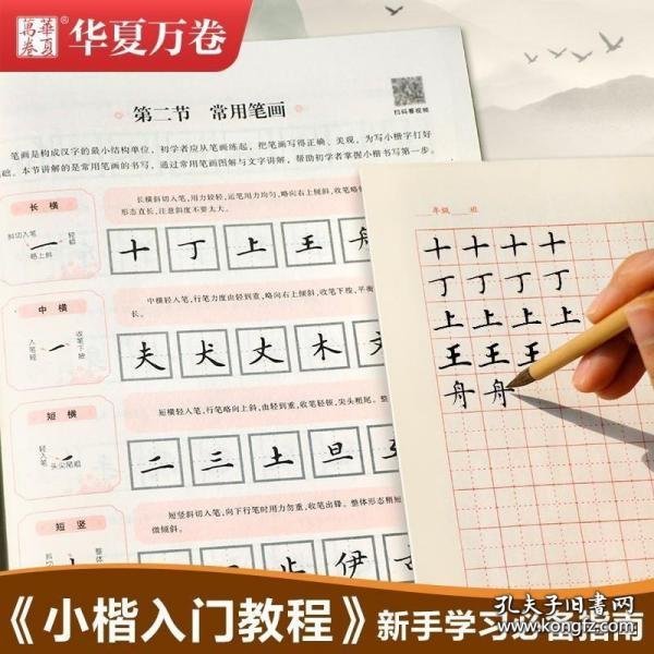 华夏万卷毛笔字帖 卢中南小楷字帖入门教程初学者毛笔练习字帖成人手抄字帖学生楷书毛笔书法教程手写体字帖