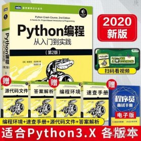 Python编程：从入门到实践