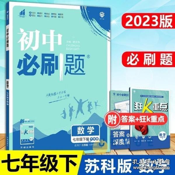 理想树2021版初中必刷题 数学七年级下册JJ冀教版 初中同步练习随书附赠狂K重点