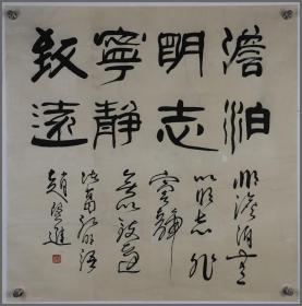 赵望进，书法（生于山西临猗）