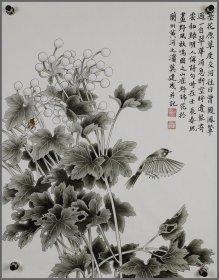 莫建成  花卉作品