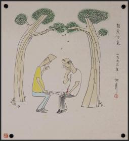 左川    人物画