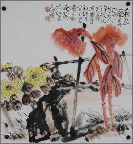 陈子卿，花卉画（太和县旧县人）