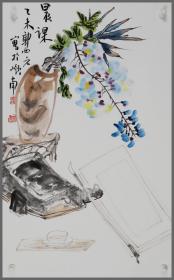 郭西元，花卉画（山东省诸城人）