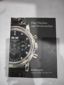 SOTHEBY'S Fine Watches and Wristwatches November 4 ， 1997 /SOTHEBY'S SOTHEBY'S