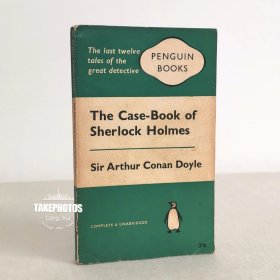The Case-Book of Sherlock Holmes 福尔摩斯探案集 1960年印刷 内页干净