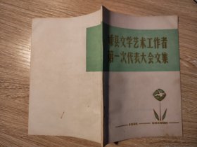 嵊县文学艺术工作者第一次代表大会文集， 1985年编印，32开，60页