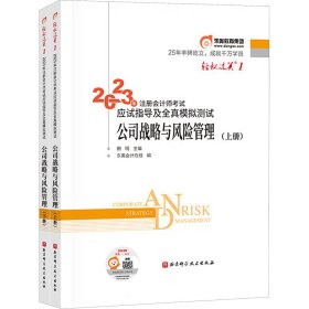 2023年注册会计师考试应试指导及全真模拟测试 公司战略与风险管理  轻一 CPA