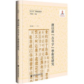 唐以前“古今字”学术史研究(仅供馆配) 蒋志远 著 无 编 无 译 新华文轩网络书店 正版图书