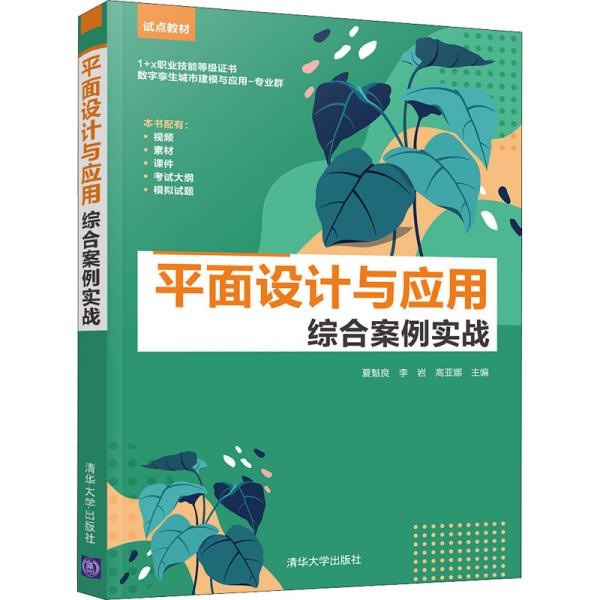 平面设计与应用综合案例实战(1+x职业技能等级证书数字孪生城市建模与应用专业群试点教材)