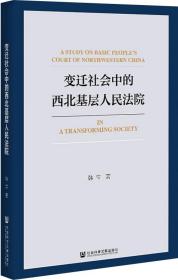 变迁社会中的西北基层人民法院