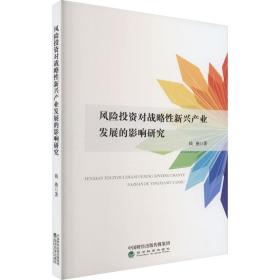 风险投资对战略性新兴产业发展的影响研究 钱燕 著 新华文轩网络书店 正版图书