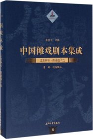 中国傩戏剧本集成：江淮神书·南通僮子戏