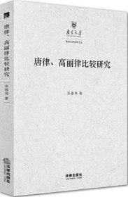 唐律、高丽律比较研究：以法典及其适用为中心