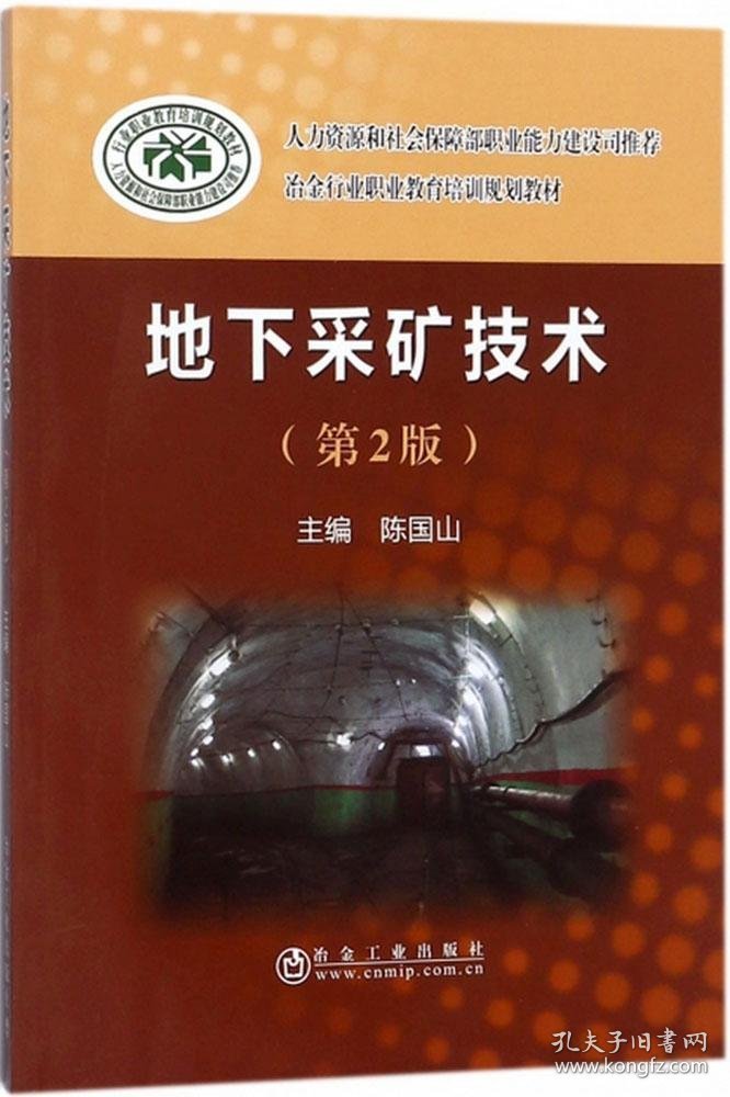 地下采矿技术（第2版）/冶金行业职业教育培训规划教材