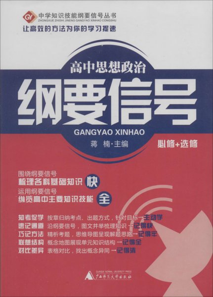 中学知识技能纲要信号丛书  高中思想政治纲要信号