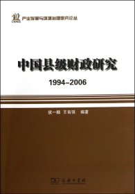 产业发展与环境治理研究论丛·中国县级财政研究：1994-2006