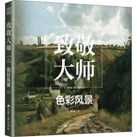 致敬大师 色彩风景 千年西方大师500年大师经典图册高清临本临摹世界油画绘画册美术书集教程作品名画书籍册画集莫奈梵高