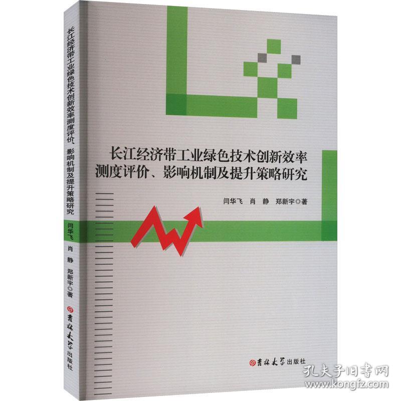 长江经济带工业绿色技术创新效率测度评价、影响机制及提升策略研究 闫华飞,肖静,郑新宇 著 新华文轩网络书店 正版图书