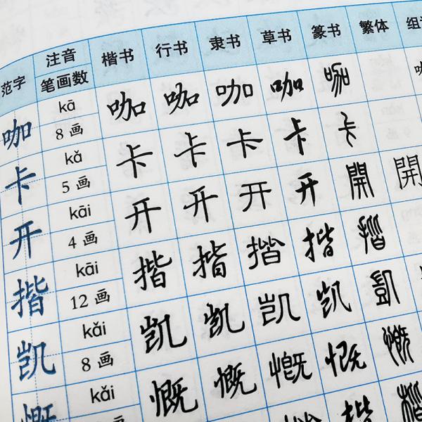 常用汉字钢笔五体字典（双色版） 汉语大字典编纂处 著 汉语大字典编纂处 编 新华文轩网络书店 正版图书