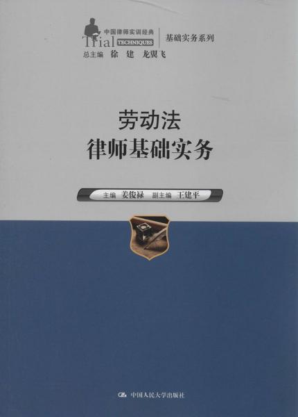 劳动法律师基础实务（中国律师实训经典·基础实务系列）