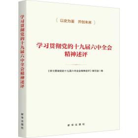 学习贯彻党的十九届 六中全会精神述评