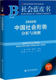 社会蓝皮书：2020年中国社会形势分析与预测