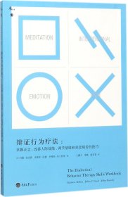 辩证行为疗法：掌握正念、改善人际效能、调节情绪和承受痛苦的技巧