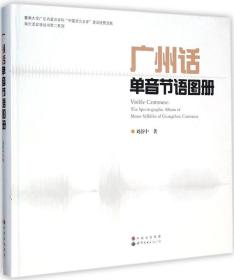 南方语言学丛书第二系列：广州话单音节语图册