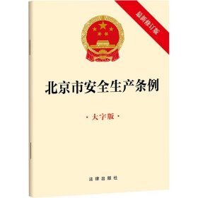 北京市安全生产条例（大字版 最新修订版）