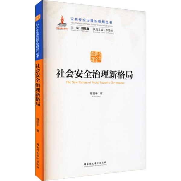 社会安全治理新格局/公共安全治理新格局丛书