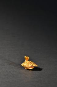旧藏 纯金龙龟钩
